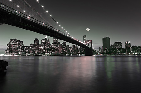 Fototapeta New York Brooklyn Bridge view 24145